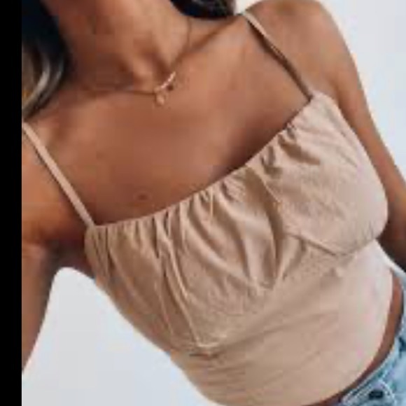 Atmosphere summer sexy Tan Crop Top - Picture 2 of 7